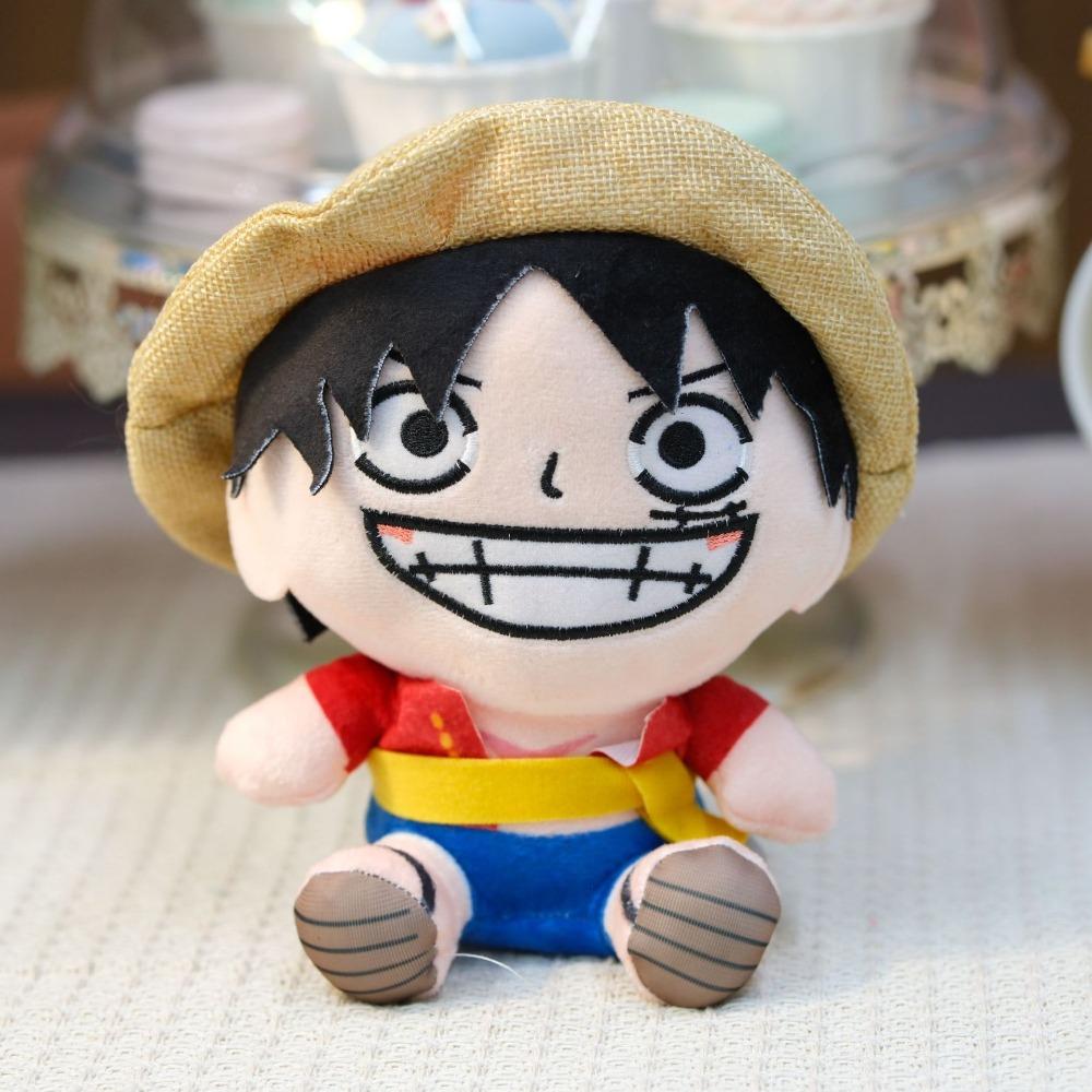 

One Piece Anime Figure Zoro Luffy Chopper Plush Toys Cute Cartoon Plushie Stuffed Dolls Pendant Xmas Gifts NEW Cuddly Fluffy Huggable Kawaii Comfort
