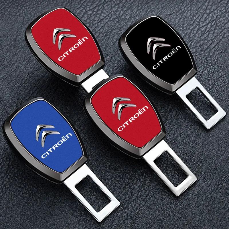1PCS Car Badge Seat Belt Extension Plug Converter Accessories For Citroen C1 C2 C3 C4 C5 C6 C8 C4L DS3 DS4 DS5 LS DS6 Picasso