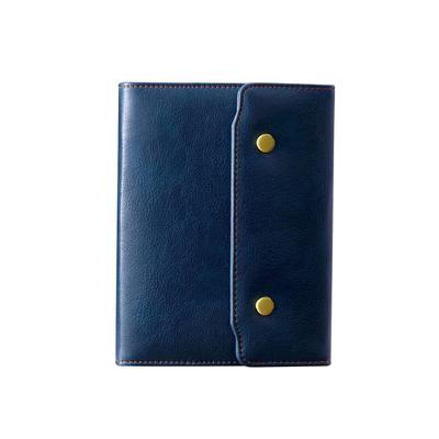 Yiwusoer Travel Refillable System Customizable Stainless Steel Planner Organizer Tri-Fold Button-Type Diary, Notebook, Organizer, A5/A6 Loose-Leaf,