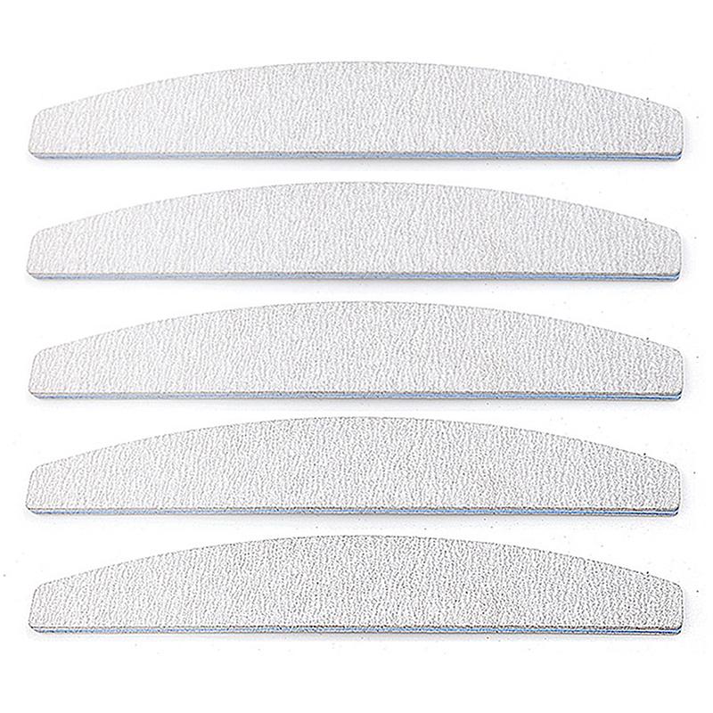 5Pcs Professional Nail File Buffer Polisher Accesorios Boat Polishing Sanding Buffing 80/100/150/180 /240 Manicure Care Tools