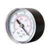Round Pressure Gauge Metal for Case 0/30" & 0/-1 Bar 1/8" BSPT Back Mount Brass Internal Fitting Used for Oil Water