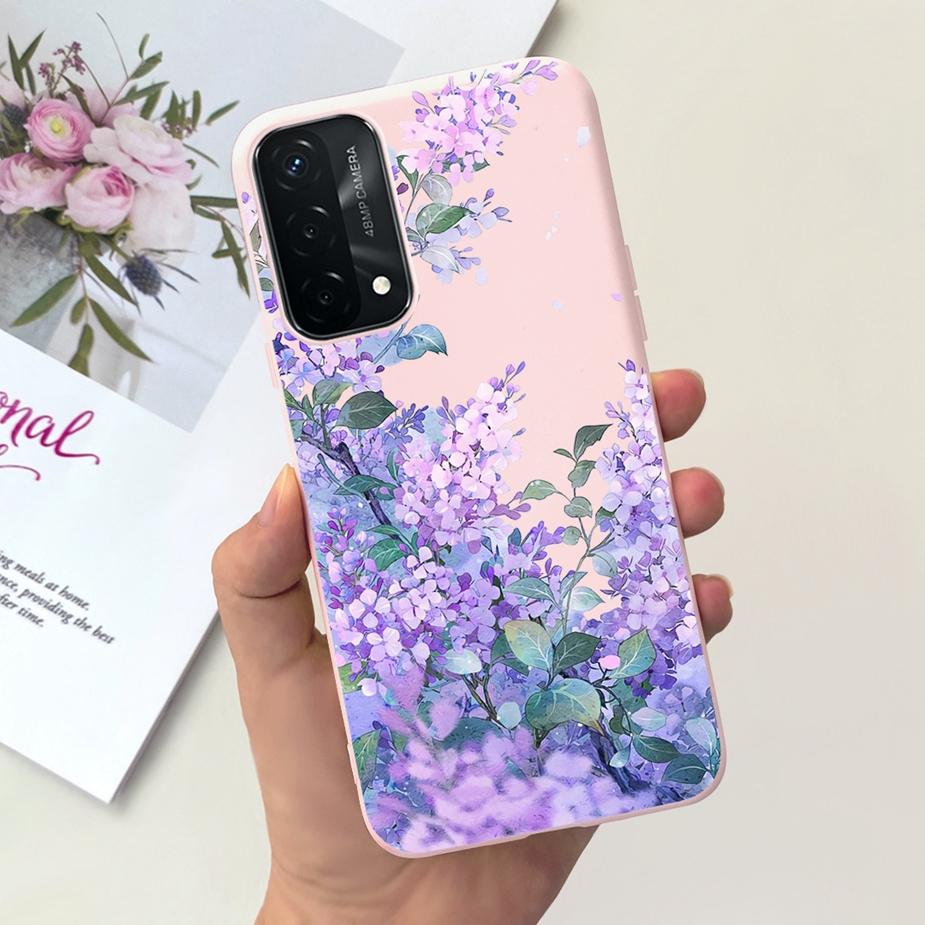 For Oppo A74 4G Case Oppo A54 A94 Cute Fashion Panted Cover Soft TPU Phone Case For Oppo A94 A 54 74 OppoA54 OppoA94 Fundas Capa