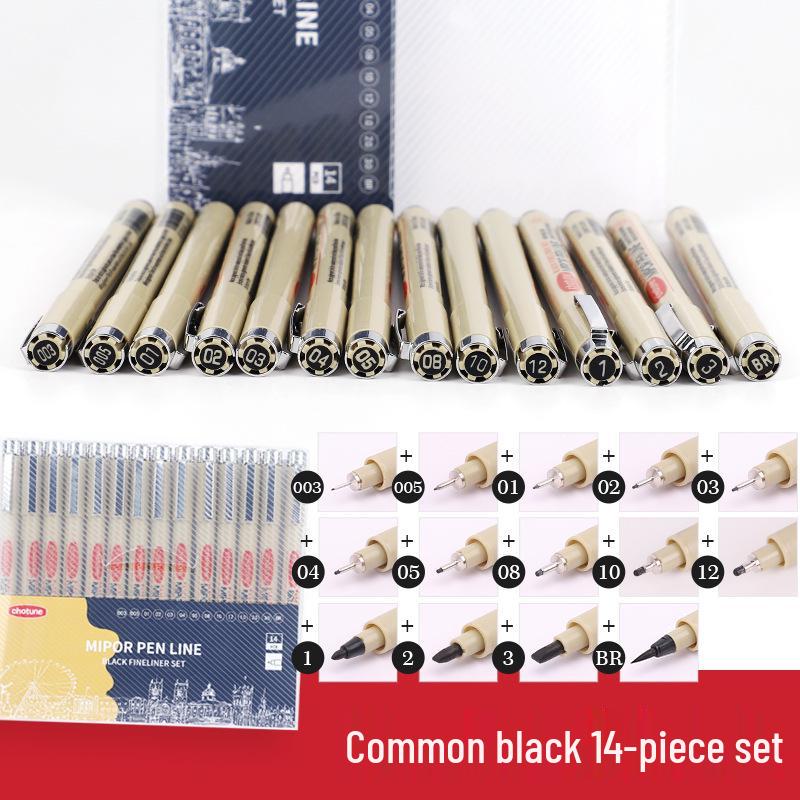 Waterproof Fine Liner Set: Art & Student Sketching Pens