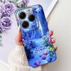 Dragon Koi Fish Landscape Phone Case For Infinix Hot 40i 40 Pro Back Cover Soft TPU Cartoon Bumper For Hot 30 30i 30 Play Shell