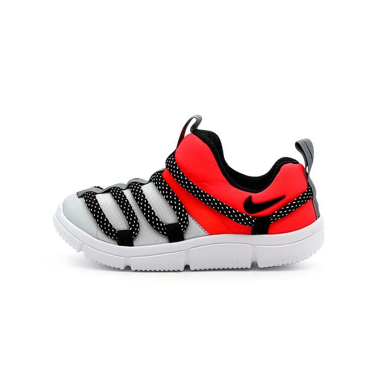 Nike Novice Color Block Low-Top Sports Casual Shoes Baby Sneakers Gray Black Red AQ9662-600
