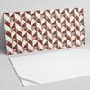 Panel Winylowy Z Nadrukiem - Dekoracja Do Sypialni 100X50 Cm Geometryczny Wzór Trójkątów