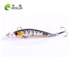4 szt. HENGJIA 7cm 3.8g Mini Minnow przynęty na pstrąga okoń realistyczne bioniczne woblery haczyk wędkarski