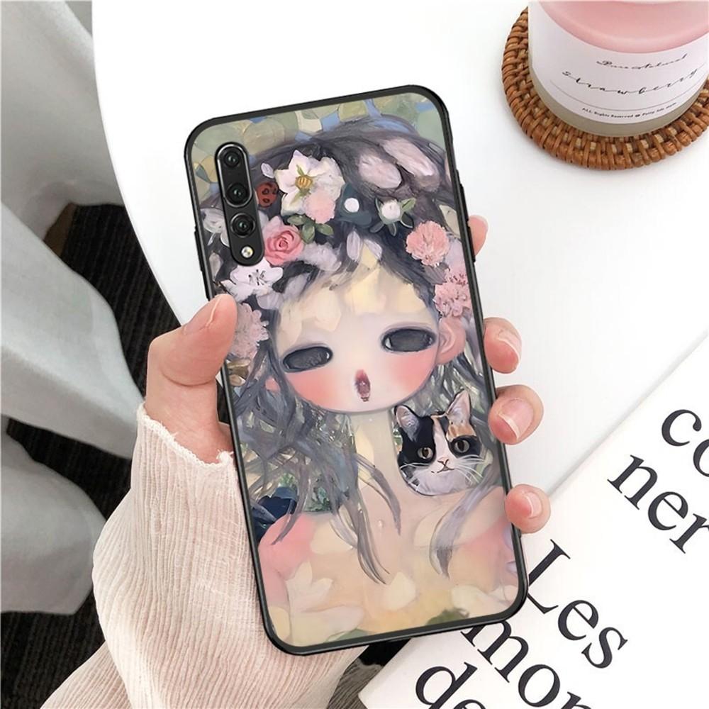 Aya Takano Phone Case For Huawei P 8 9 10 20 30 40 50 Pro Lite Psmart Honor 10 Lite 70 Mate 20lite
