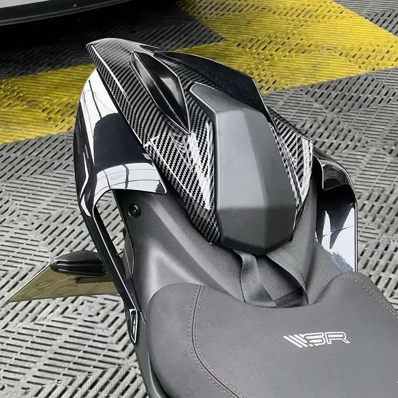 For CFMOTO 450SR 450 SR Motorcycle Accessories Pillion Rear Fairing Seat Cowl Cover Hump Fairing Carbon Fiber Black