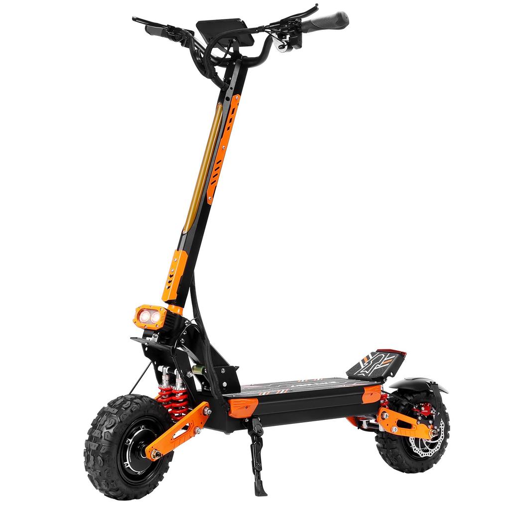 VREOM Z36 Patinete Eléctrico para Adultos 3800W Patinete Eléctrico Todoterreno Batería 60V28AH Neumáticos Todoterreno de 11 Pulgadas Doble Motor Patinete Eléctrico de Montaña
