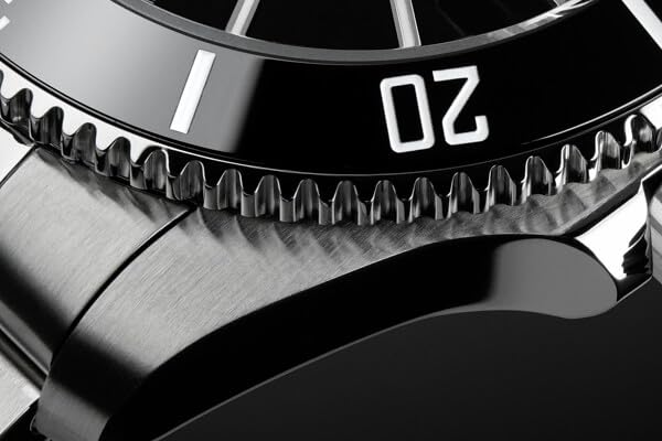 EPOS 3504BK Automatic 500m Water Ceramic Silver Men's Diver's Watch, Resistant, Bezel,