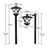 1.5m 2-in-1 High Power Solar Garden & Street Light