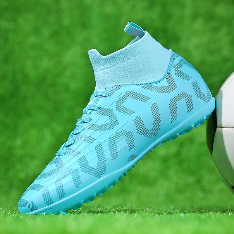 Size 35-47 Men Football Boots Futsal Professional Unisex Kids Soccer Shoes Training Outdoor Boys Football Shoes Sneakers