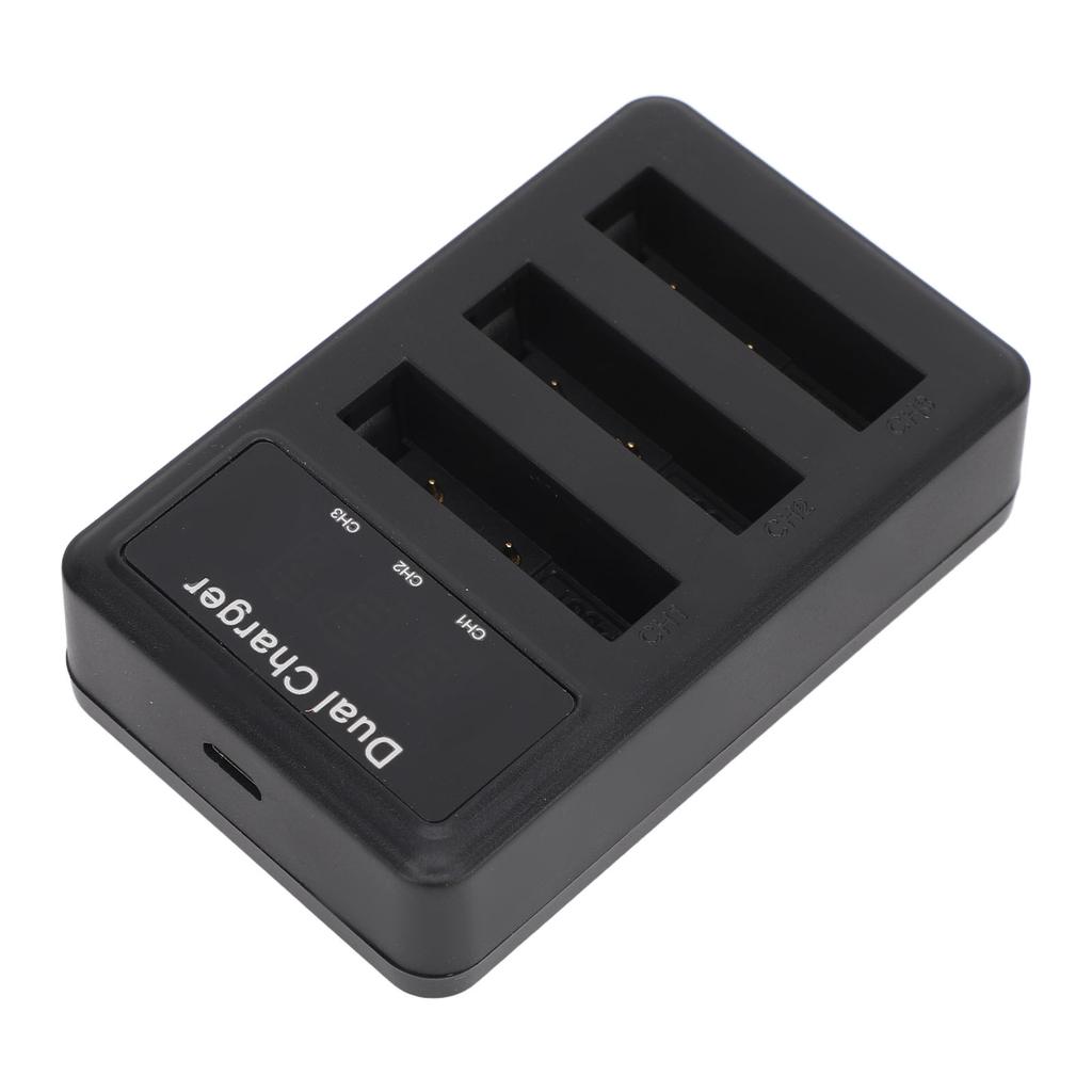 3er-Pack Akkuladegerät für NP BG1 Micro-USB Digitalkamera-Akkuladegerät mit LCD-Leistungsanzeige für Reisen