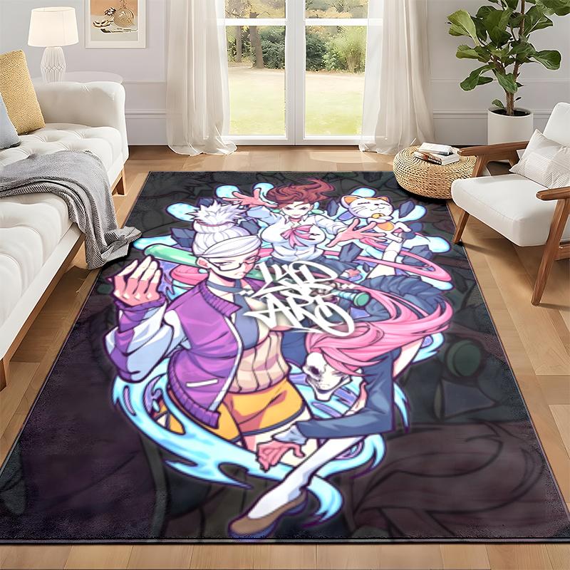 Dandadan Carpet Door Mat for Living Room or Bedroom Protective Mat Under Chair Office Decoration Christmas Gift Birthday Present