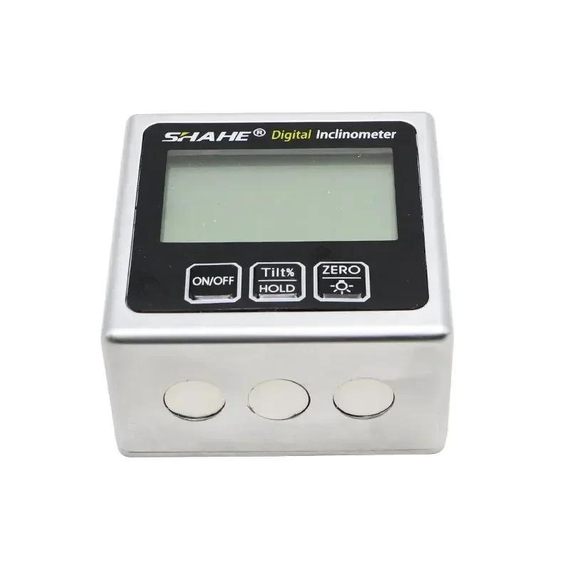 Metal Digital Protractor Universal Bevel 360 Degree Inclinometer Digital Magnetic Level Measuring Instruments