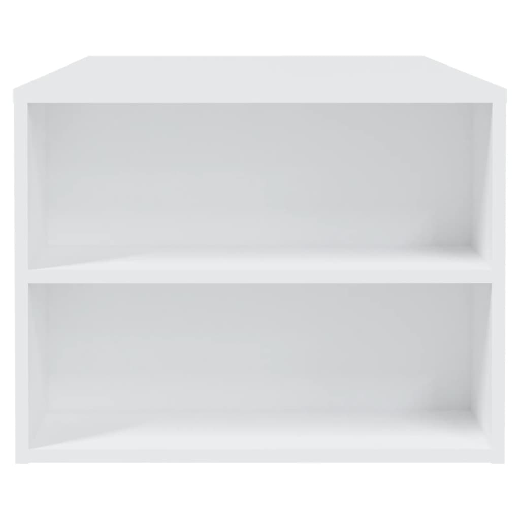 Vidaxl Tavolino da Caffè, Bianco, 102X55X42 Cm, Materiale Derivato dal Legno