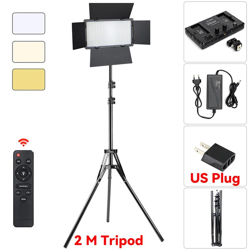 U600 LED Photo Studio Light For Game Live Video Lighting 40W Portable Video Recording Photography Panel Lamp