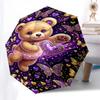1PC Teddy Bear Umbrella-8-Rib Reinforced, Automatic Open, Lightweight & Durable, Fashion Accessory for Outdoor, Beach L0399