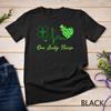 One Lucky Nurse Scrub RN ICU ER St Patricks Day Nurses T-Shirt Unisex T-shirt