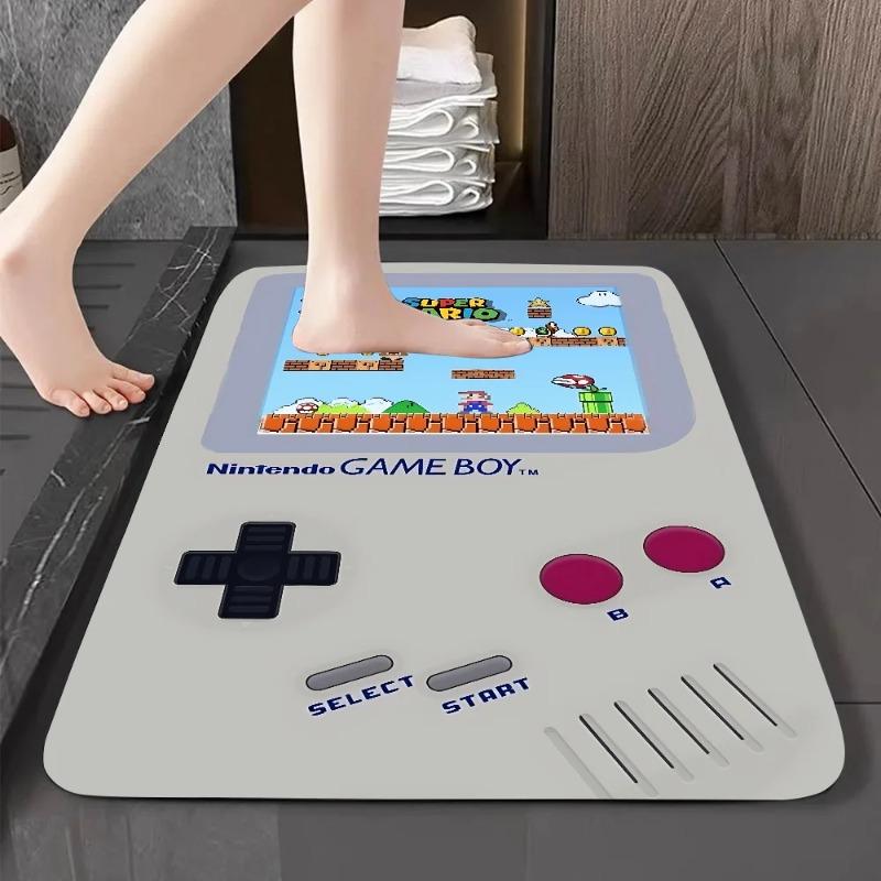 Disney Cartoon M-Mario-Bros Floor Mat Graphic Printed Flannel Doormats For Bathroom Kitchen Entrance Carpet Home Decor