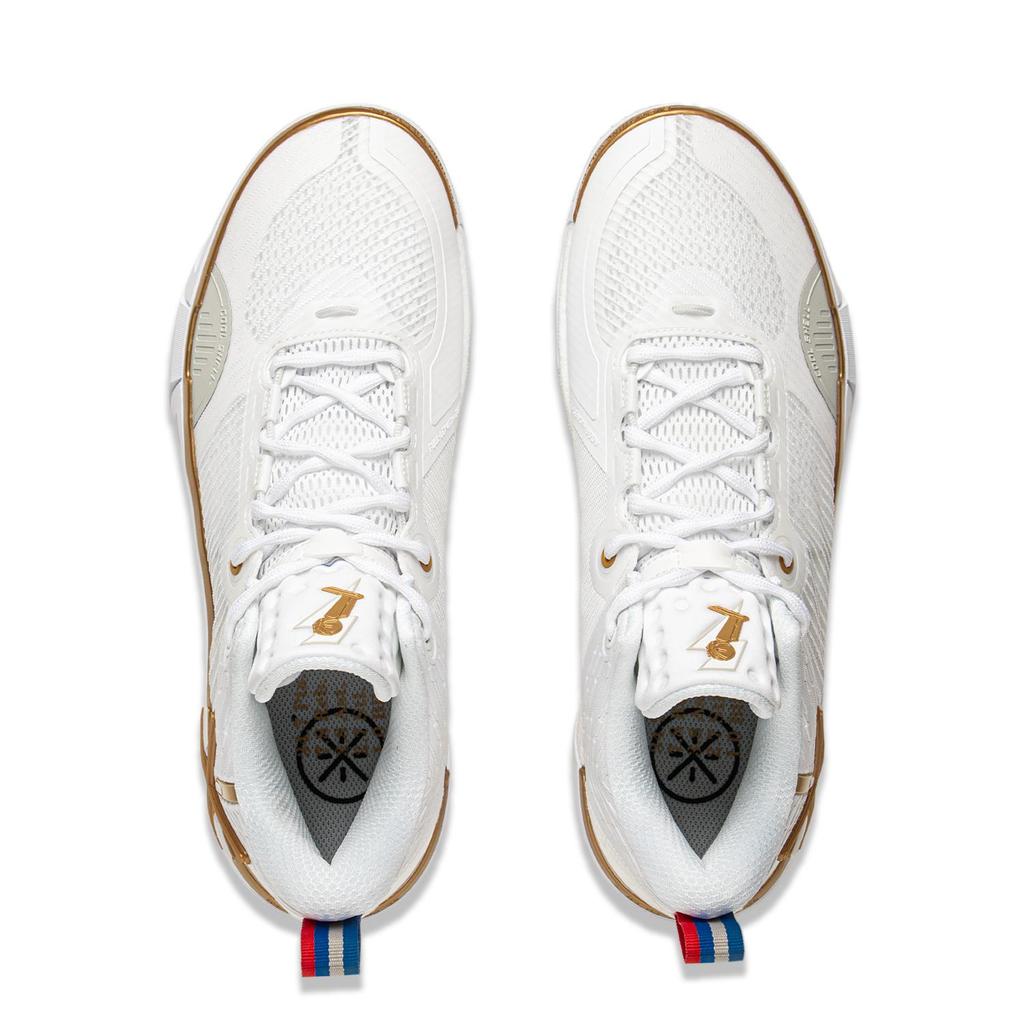 Li-Ning Zapatillas de Baloncesto para Hombre Wade Shadow 6 V2 Blanco Dorado ABPV021-1