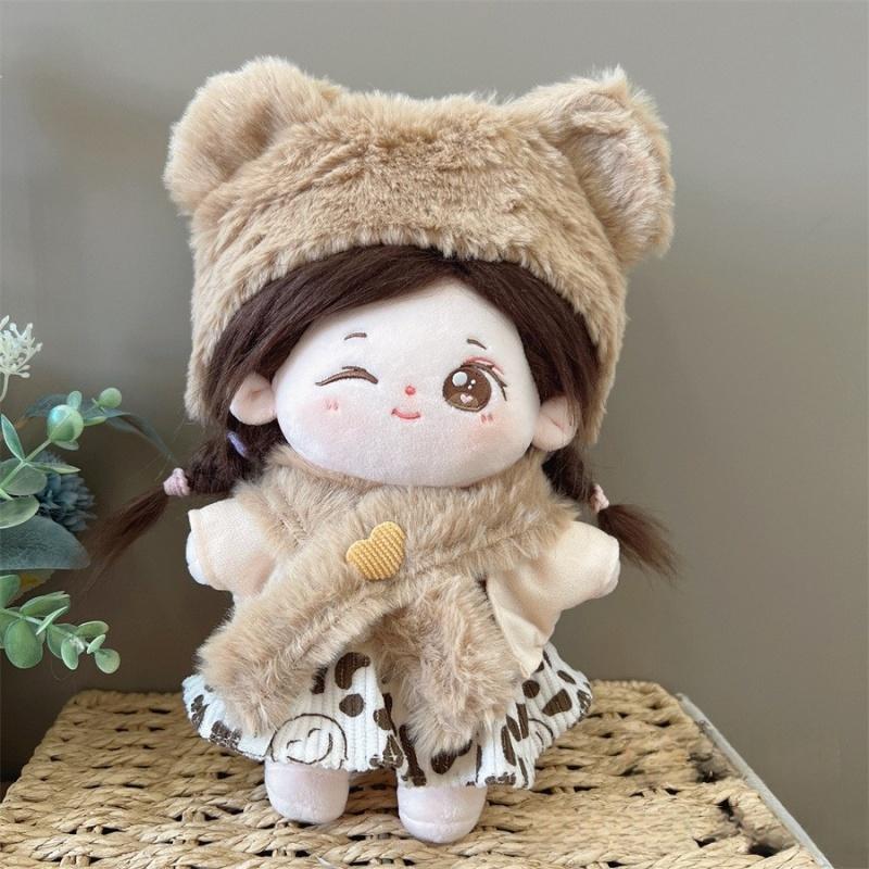 20cm Plush Doll Clothes Accessories Plush Doll Clothes Replacement Outfit Doll Mini Clothes