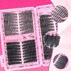 Kit de Herramientas de Maquillaje con Pegamento y Pinzas para Mezclar Pestañas Postizas tipo Racimo Extensión de Pestañas Diy para Pestañas Set de Pestañas Impermeables Gruesas