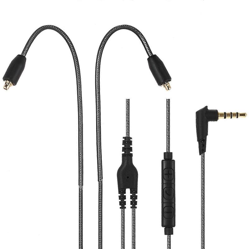 3.5mm Wired Earphones Cable Detachable Replacement Headphone Cord