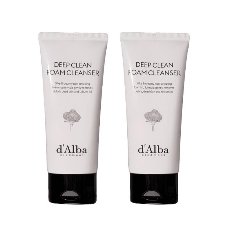 d'Alba White Truffle Deep Clean Foam Cleanser 80mL (3 Options)