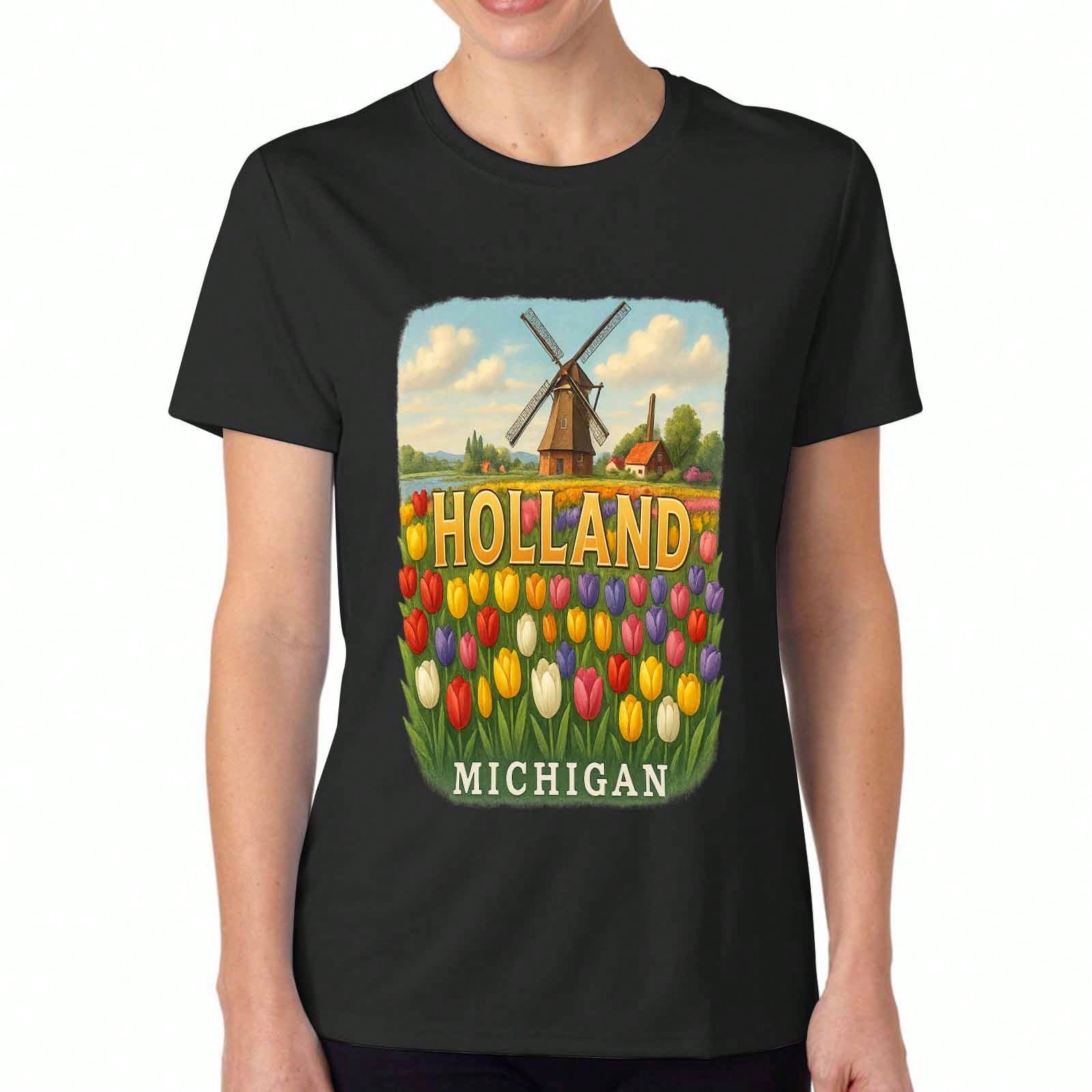 Holiday Gnomes Womens Cotton T Shirt, Pure Cotton Premium Print, Durable, Casual And Fashionable. New Year Celebration Tee Featuring Festive Dwarfs Gr S разноцветный