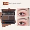 Dual-Color Eyebrow Powder from the Counter, Long-Lasting, Waterproof, Non-Fading, Non-Smudging, Natural and Distinct-Looking, Suitable for Beginners