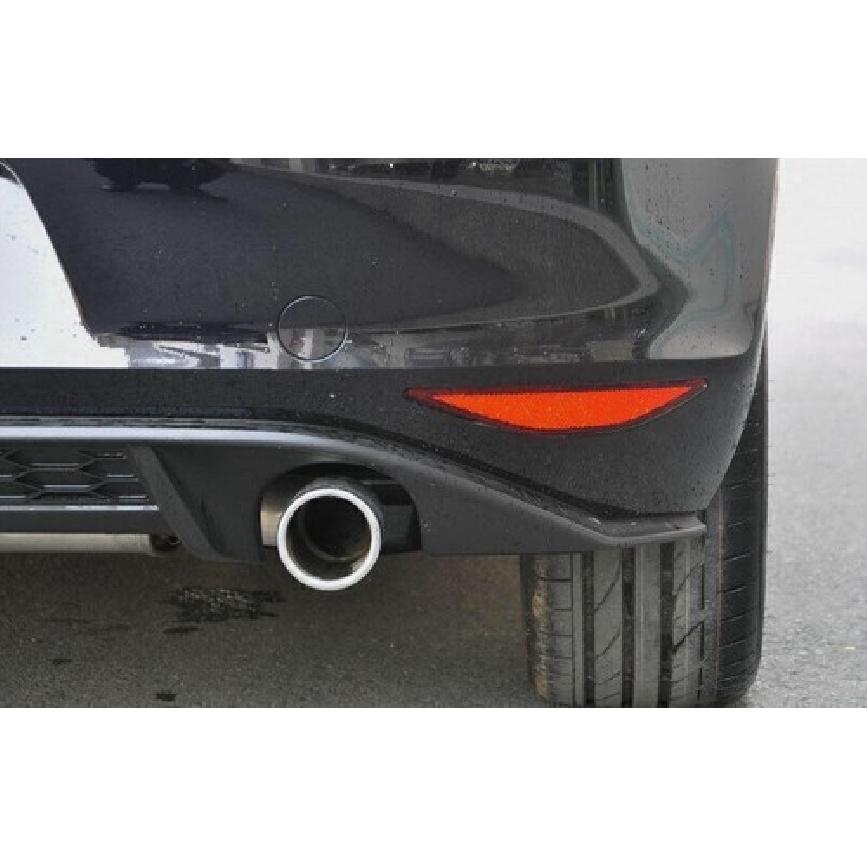 For VW Golf MK7/7.5 2014-2019 ABS Black Front Fog Light Eyelid Molding Trim 2PCS