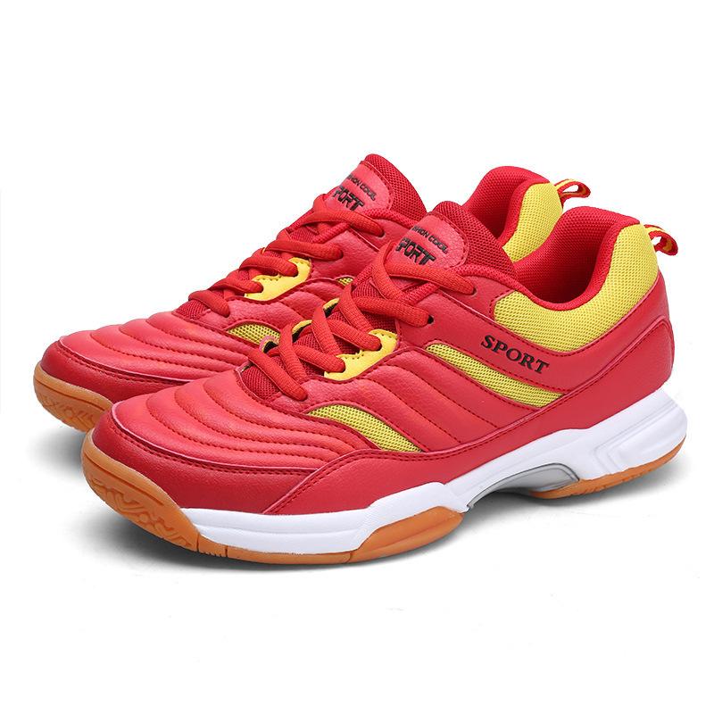 Badminton shoes Men's soft-soled table tennis shoes Non-slip and wear-resistant breathable tennis training extra large size sports shoes