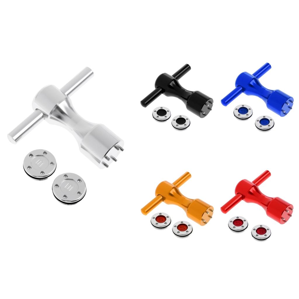 2 Pcs 5-20 Grams Golf Custom Weights with Wrench for Putters