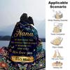 Nana'S Love Blanket Blanket Personalized Name Soft Warm And Versatile For Sofa Bed Office And Travel Machine Washable Comfortable In All Seasons Best