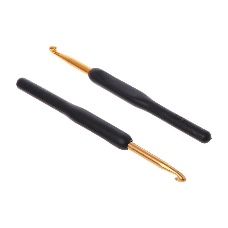 Satın alın 8Pcs Bearded Needle Crochet Hooks Set Ergonomic Soft-Grip ...