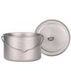 Lixada 2,8 l Titan-Topf, ultraleicht, tragbar, Hängetopf mit Deckel, Outdoor, Camping, Wandern, Rucksackreisen