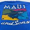 T-shirt vintage MAUI & SONS SURF années 90 MEDIUM/LARGE doux plage requin