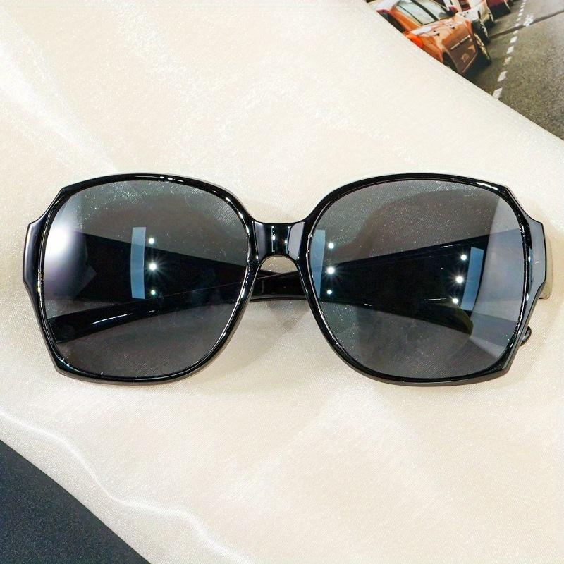 

Oversized Sunglasses for Women Big Square Frame UV400 Sun Glasses Luxury Brand Design Dirving Shades Ladies чёрный