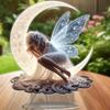 Charming fairy, 2D flat acrylic, tabletop decoration, ornaments, suitable for living room, office, gifts, Christmas, Halloween