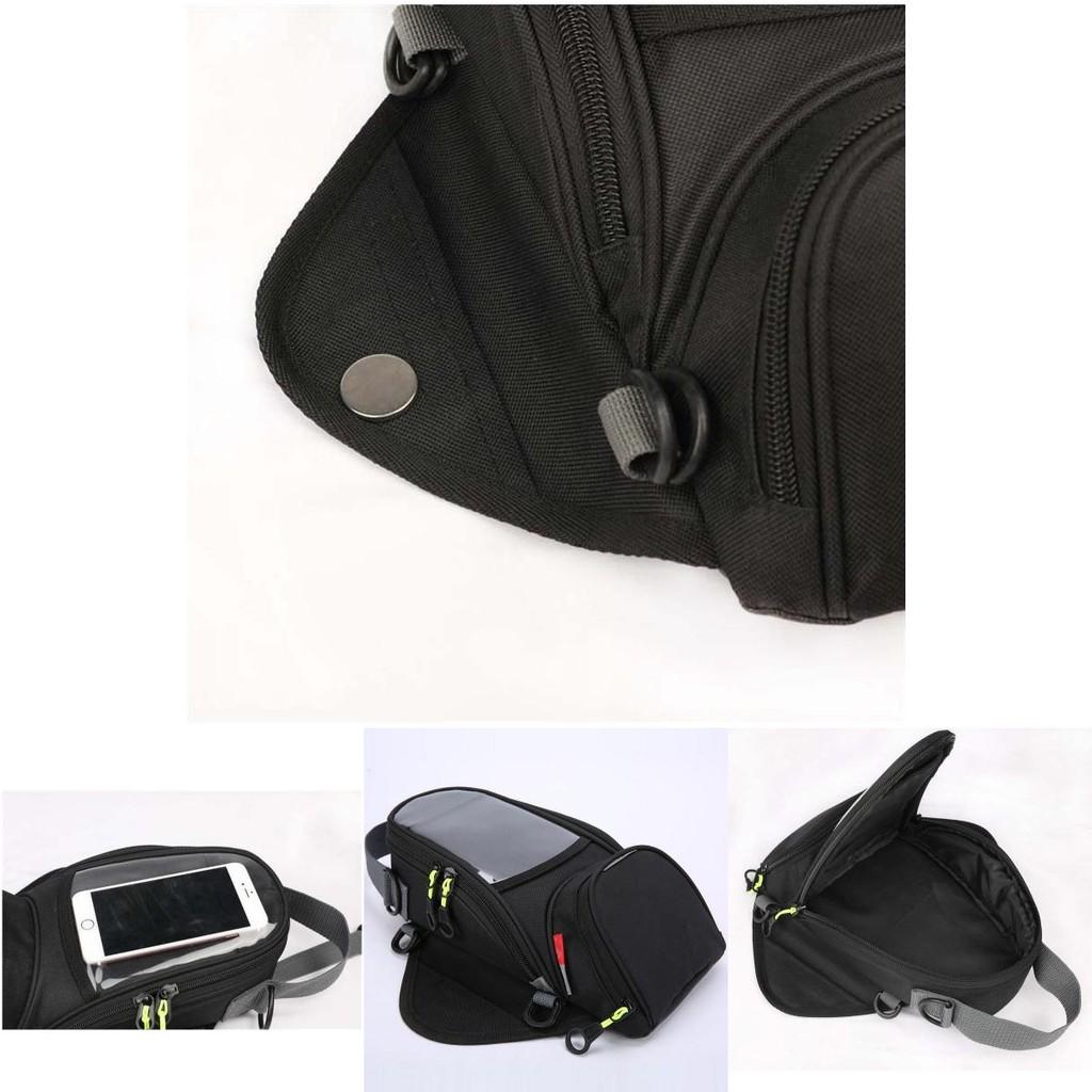 Stylish Waterproof Black Motor Tank Bag Magnetic Motorcycle Bag For Oil Fuel Tank
