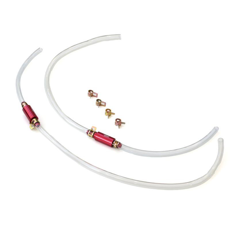 Essential Half Sets 6MM Universal Check Valve Tube Brake Fluid Clutch for Cars Motorcycles