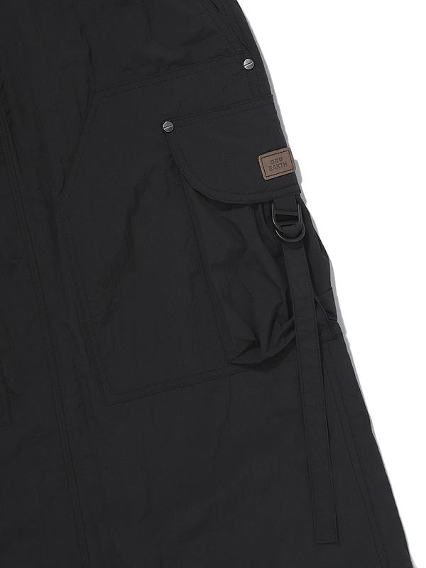BBC EARTH W Rivet Cargo Skirt_Black