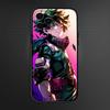 My Hero Lzuku Deku Phone Case For iPhone 16,15,14,13,12,11 Plus,Pro Max, Soft Silicone Black Cover