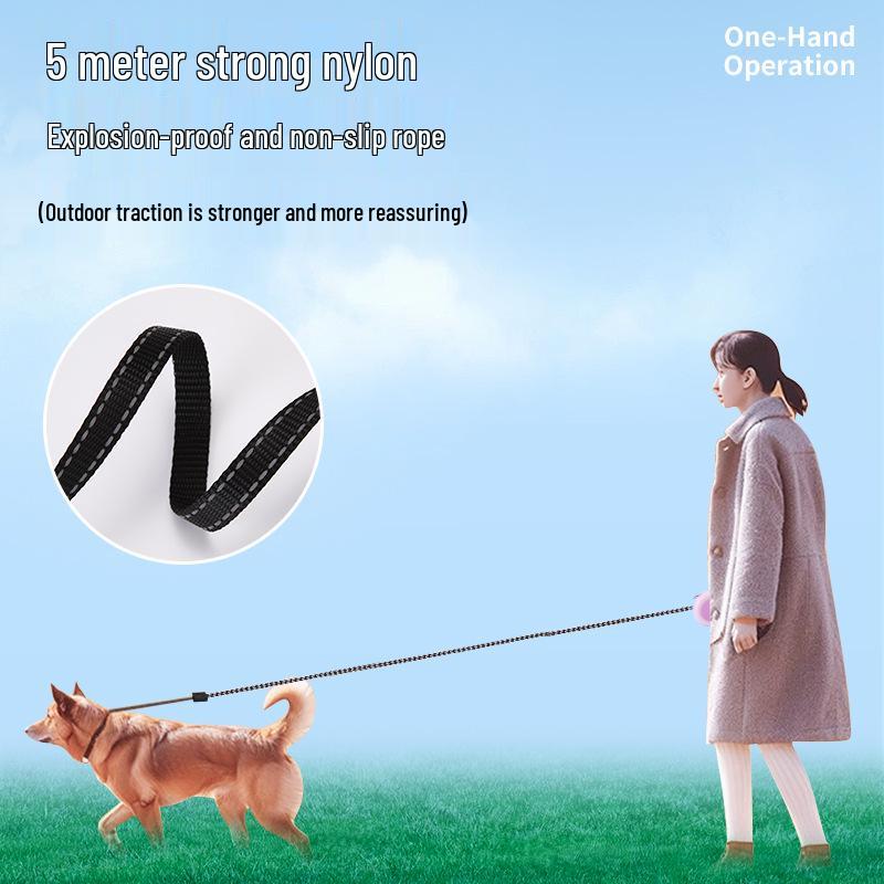 Automatic Retractable Dog Leash for Large, Medium, Small Dogs - Outdoor Walking Rope