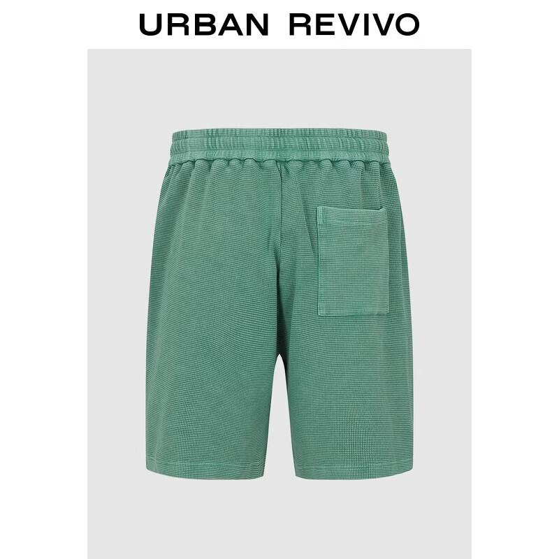 UR2026 Men s Textured Elastic Waist Drawstring Shorts 30