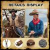 Abiti Western Cappelli da Cowboy Bandane Accessori Costume da Cowboy Western per Festa di Halloween Travestimento Gioco di Finzione