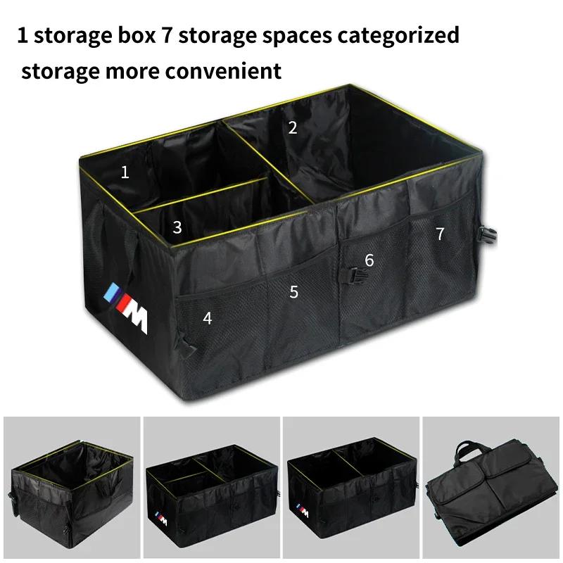 New Car Trunk Storage Box Backseat Folding Multi-Pocket Waterproof Organiser For BMW X1 X2 X3 X4 X5 X6 X7 G20 G30 6GT E46 F