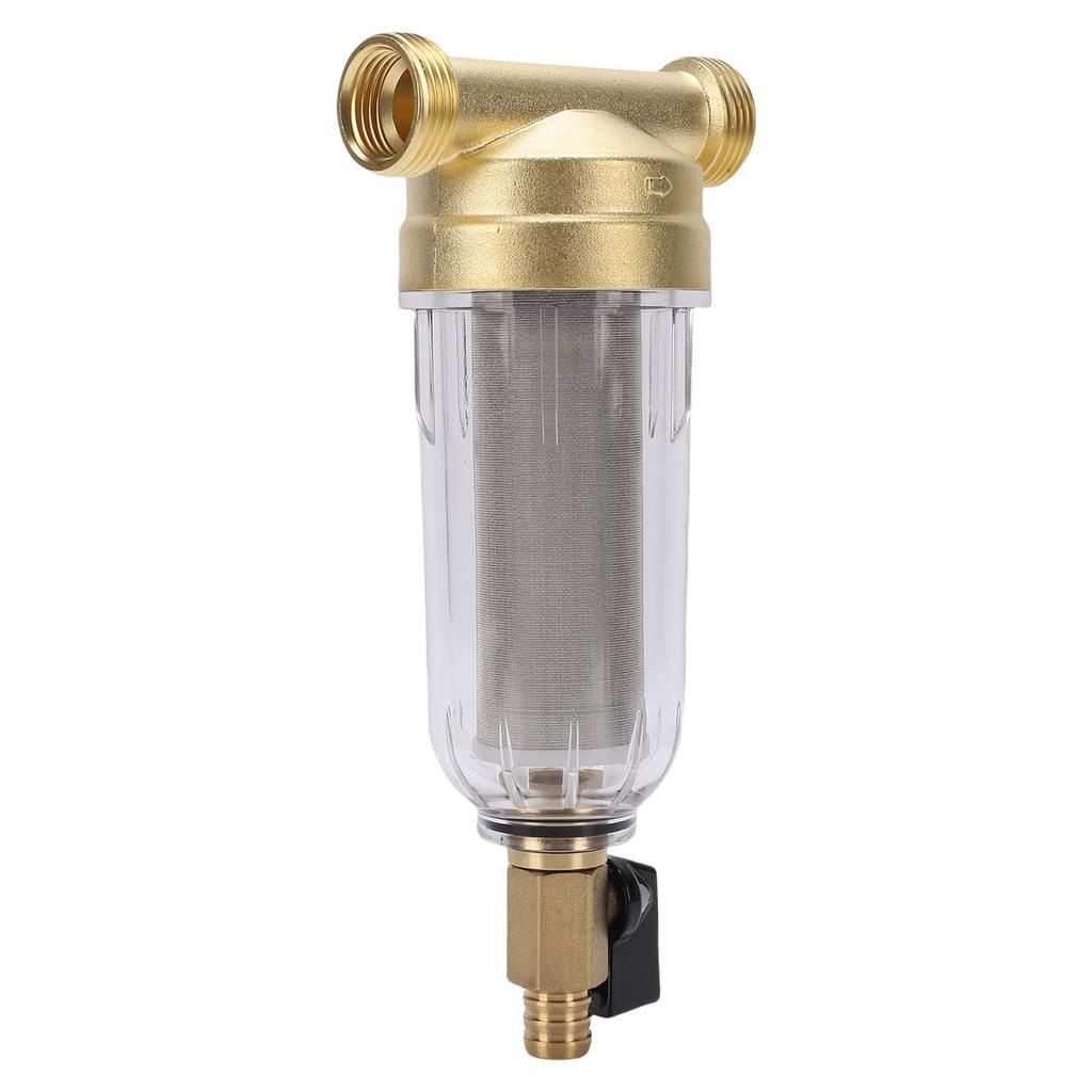 Whole House Sediment Water Filter Spinning Type Backwash Pre Filter for Washing Machine G3 4 Male G1 2 Female Thread